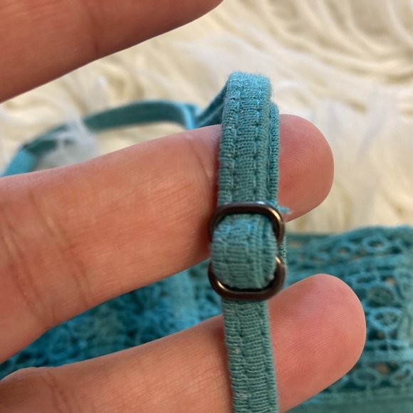 ONeill Shirt size XS brand new length 13” bust 30” teal color - Picture 7 of 13